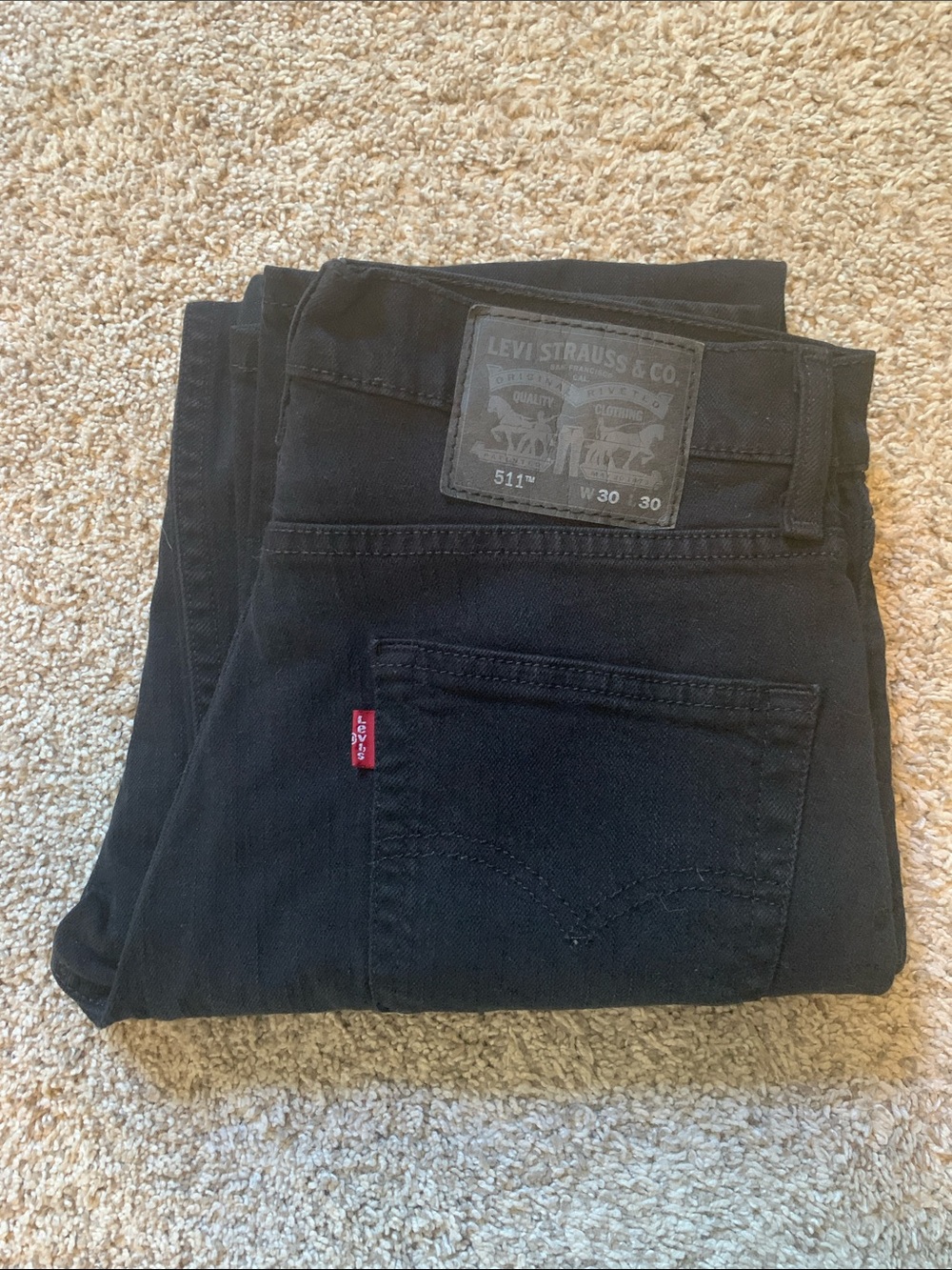Levi's Black Slim Men's Jeans - 511 Style